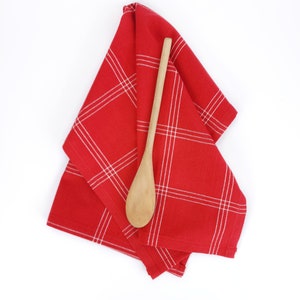 Red Plaid Towel image 4