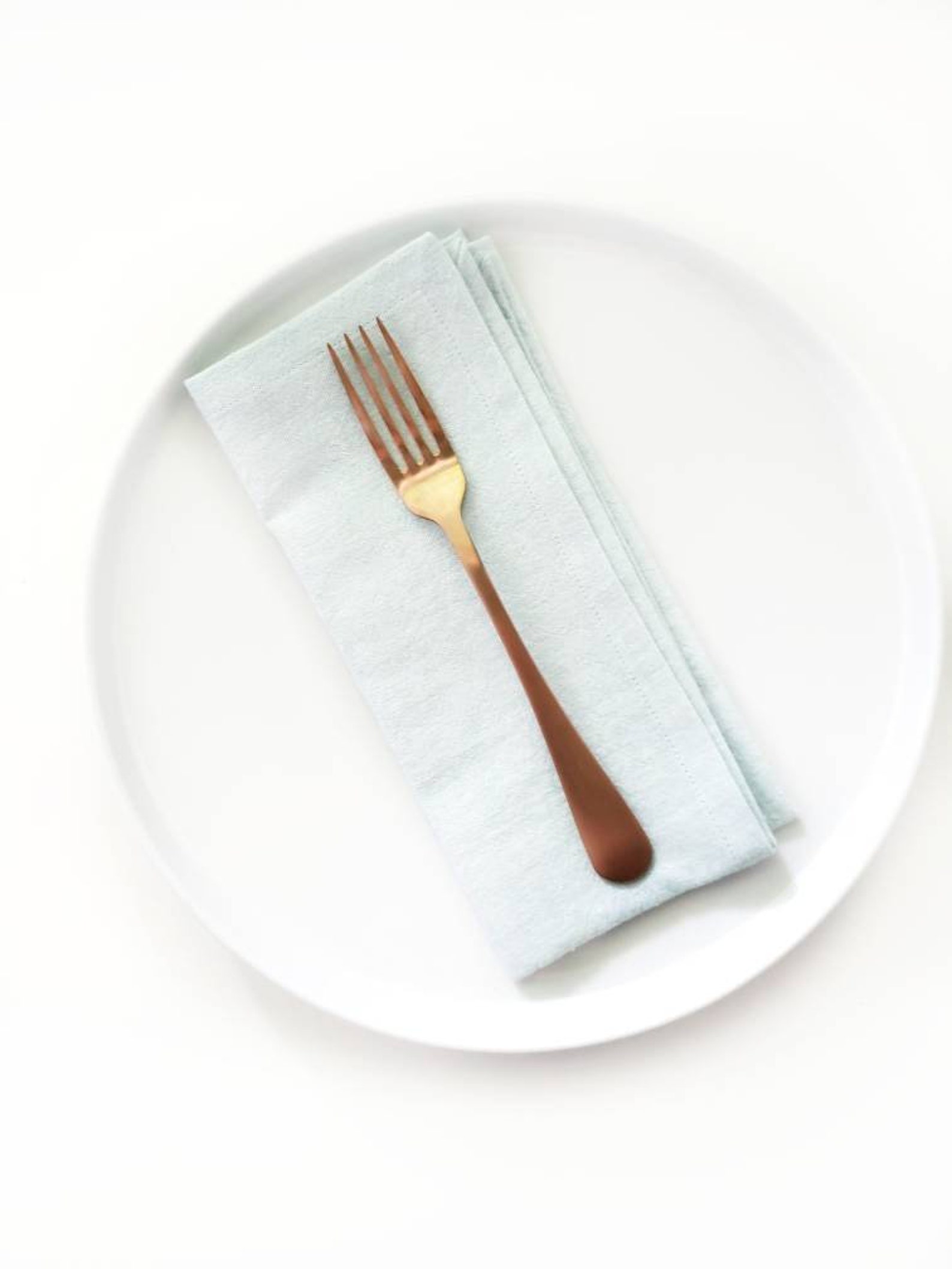 Seafoam Linen Napkins, Pale Green Linen Napkins Etsy