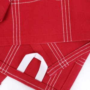 Red Plaid Towel image 5