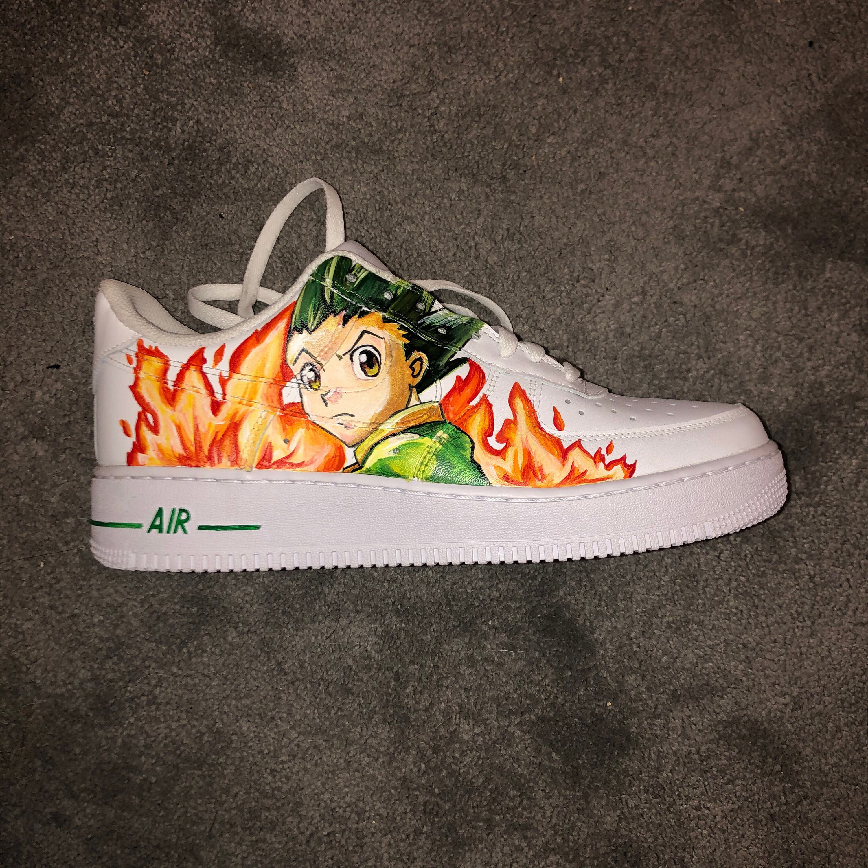 nike air force 1 custom hunter x hunter