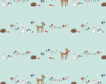 Pixie Noel 2 Animals Mint by Tasha Noel