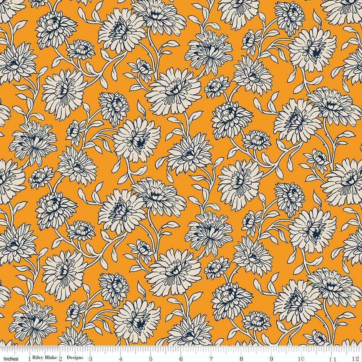 Cheddar at Twilight Main Cheddar by RBD Designers for Riley Blake ...
