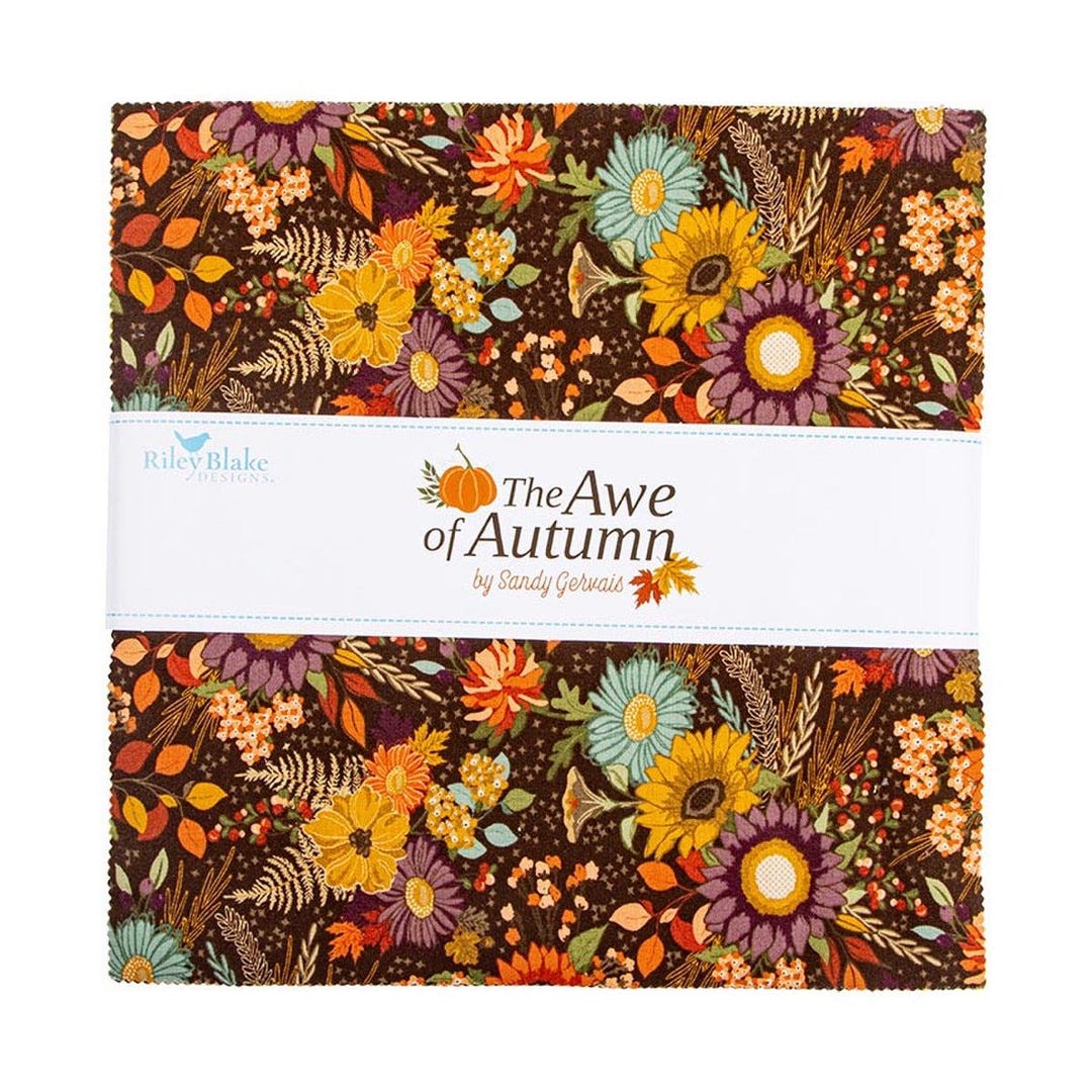 The Awe of Autumn 10" Stacker by Sandy Gervais for Riley Blake Designs ...