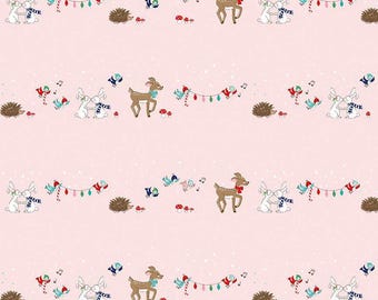 Pixie Noel 2 Animals Pink by Tasha Noel