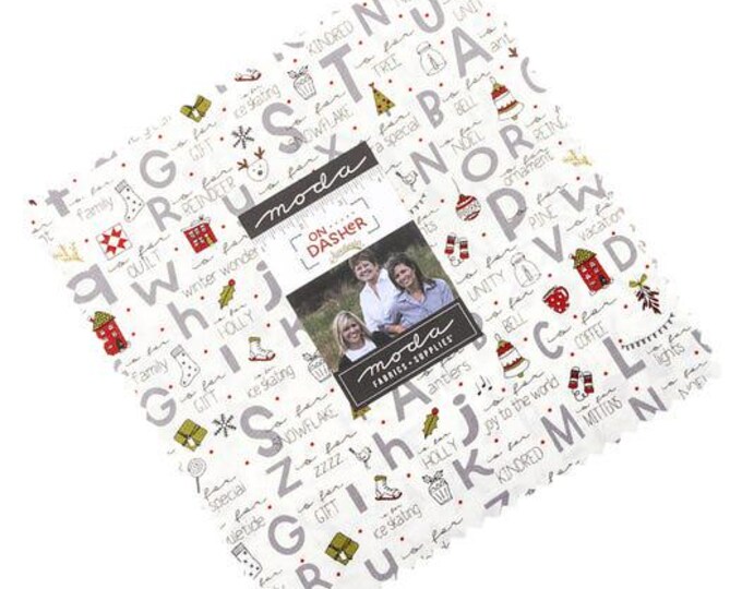 On Dasher Layer Cake by Sweetwater for Moda - Etsy