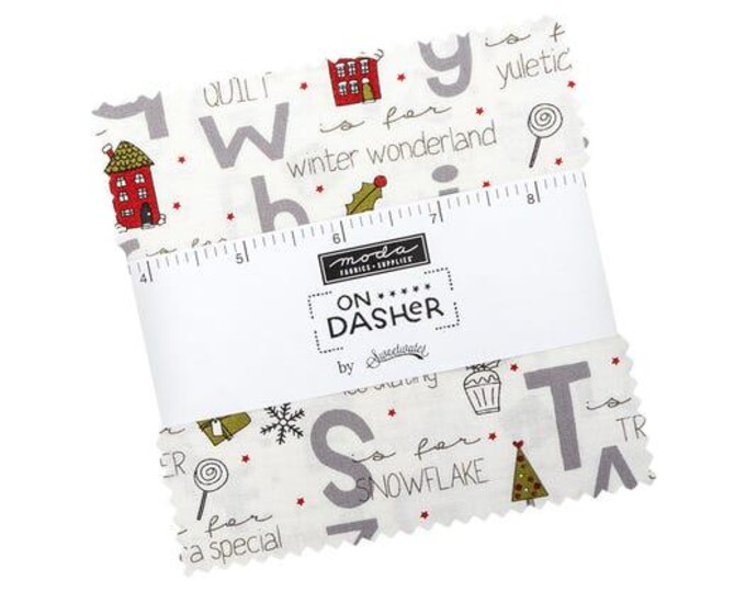 On Dasher Charm Pack by Sweetwater for Moda - Etsy
