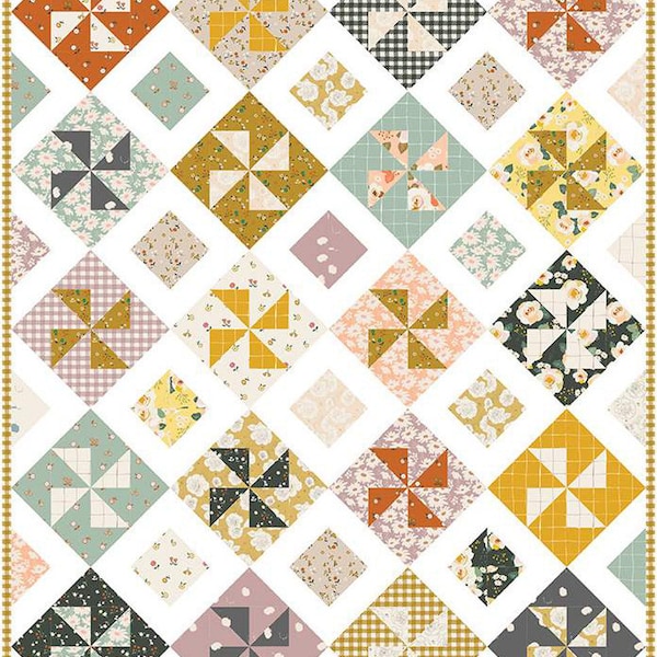 Spin Me Around Quilt Pattern by Minki Kim