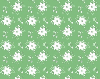 Pixie Noel 2 Floral Green by Tasha Noel