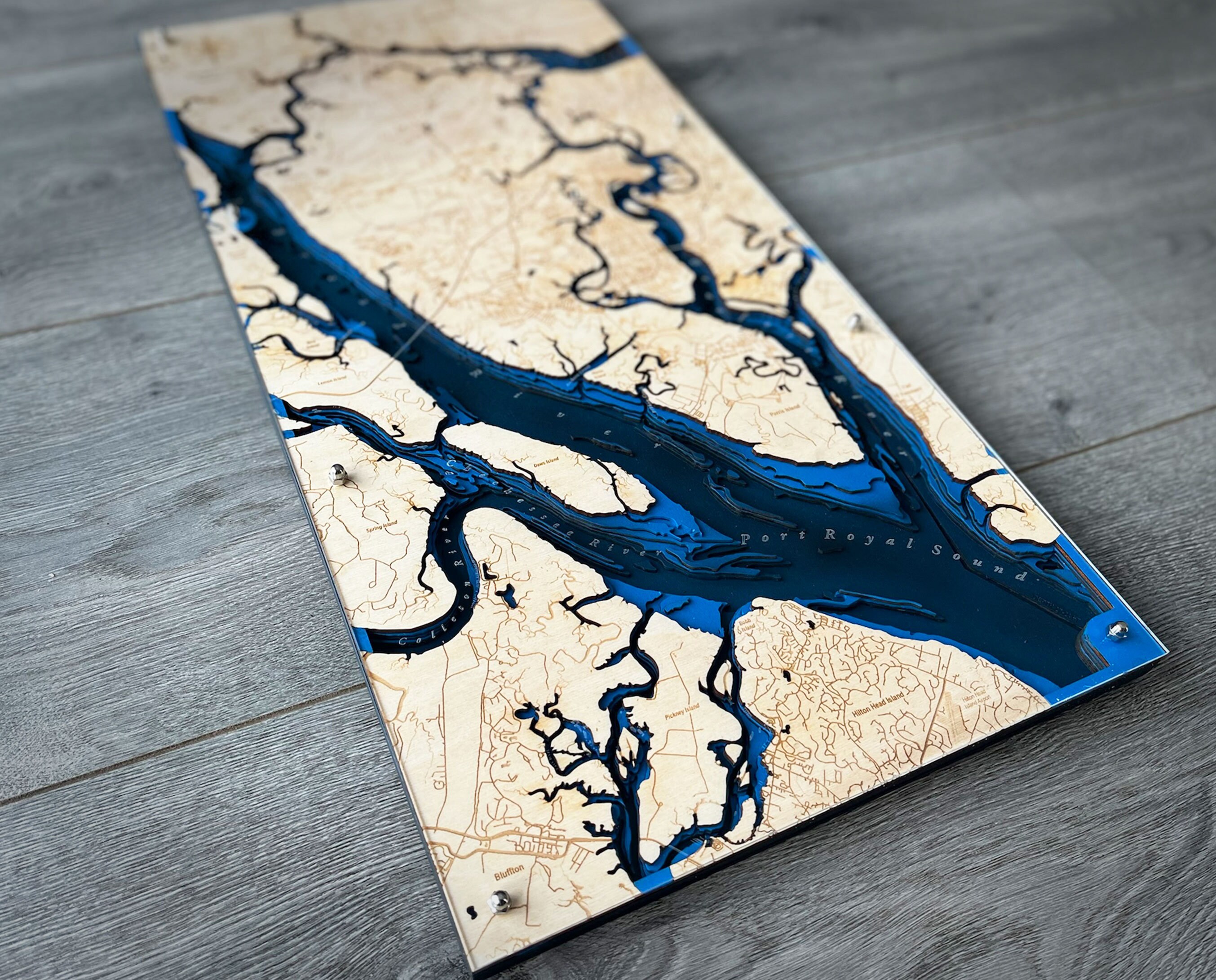 Beaufort County SC US Marine Corps 12x 24 3D | Etsy