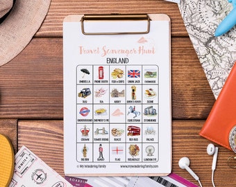 Paris Scavenger Hunt Game PRINTABLE Instant Download. Game for Kids and ...