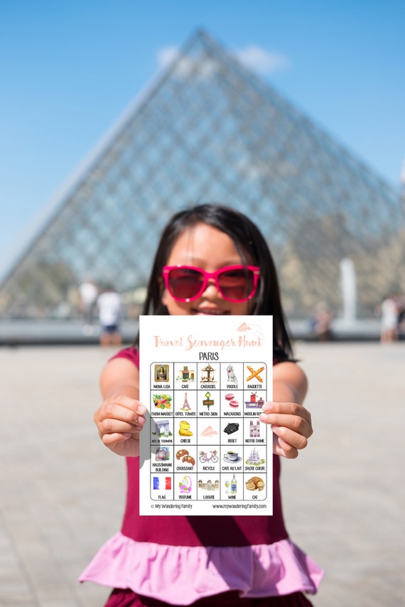 Paris Scavenger Hunt Game PRINTABLE Instant Download. Game | Etsy UK