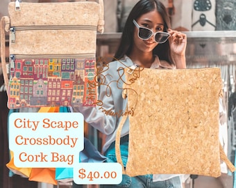 Cityscape Cork Crossbody