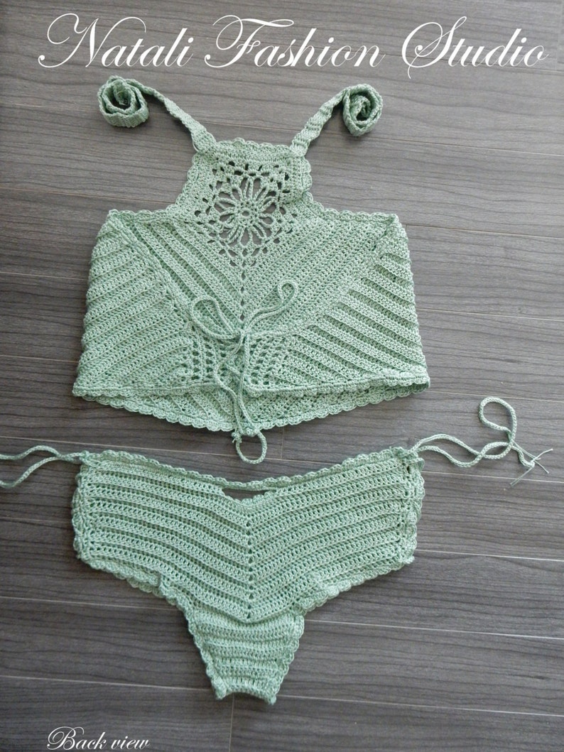 Crochet Bikini Settop bottom Crochet Swimsuit Crochet Etsy