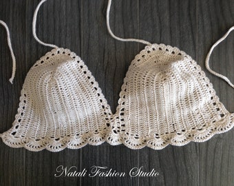 Crochet bikini top, Crochet swimwear, Crochet swimsuit