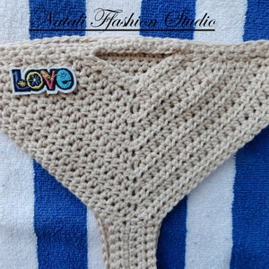 Crochet bikini swimwear  Brazilian bottom crochet  bikini bottom  custom size and color hot trend bikini