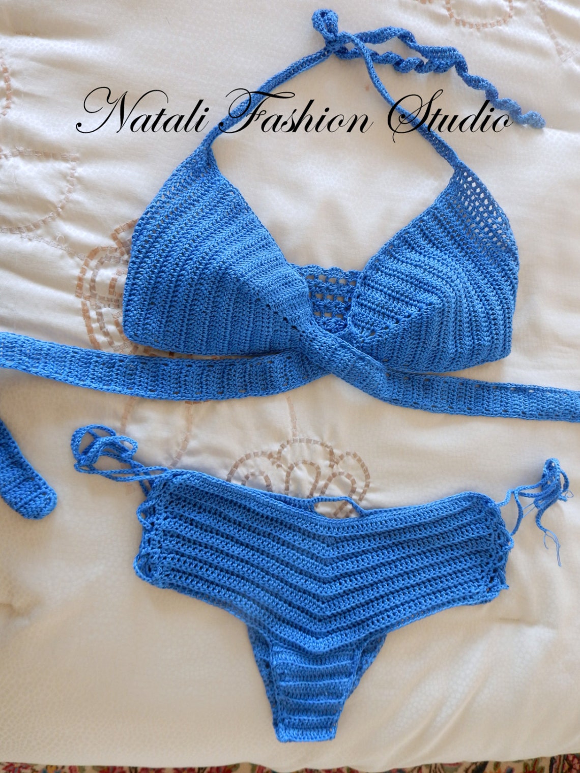 Crochet SwimsuitTop CrochetSwimwear Hand Made Custom