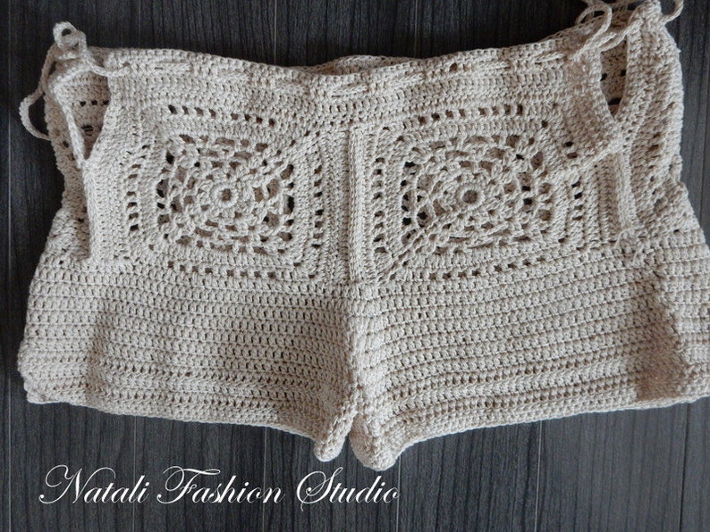 Crochet Bikini Swimwear Shorts Crochet Bikini Bottom Covers up Custom