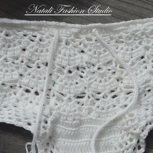 Crochet bikini bottom size M, Boho bikini, Crochet swimsuit, Crochet bikini,Hot bikini, Crochet swimwear  Shorty bottom