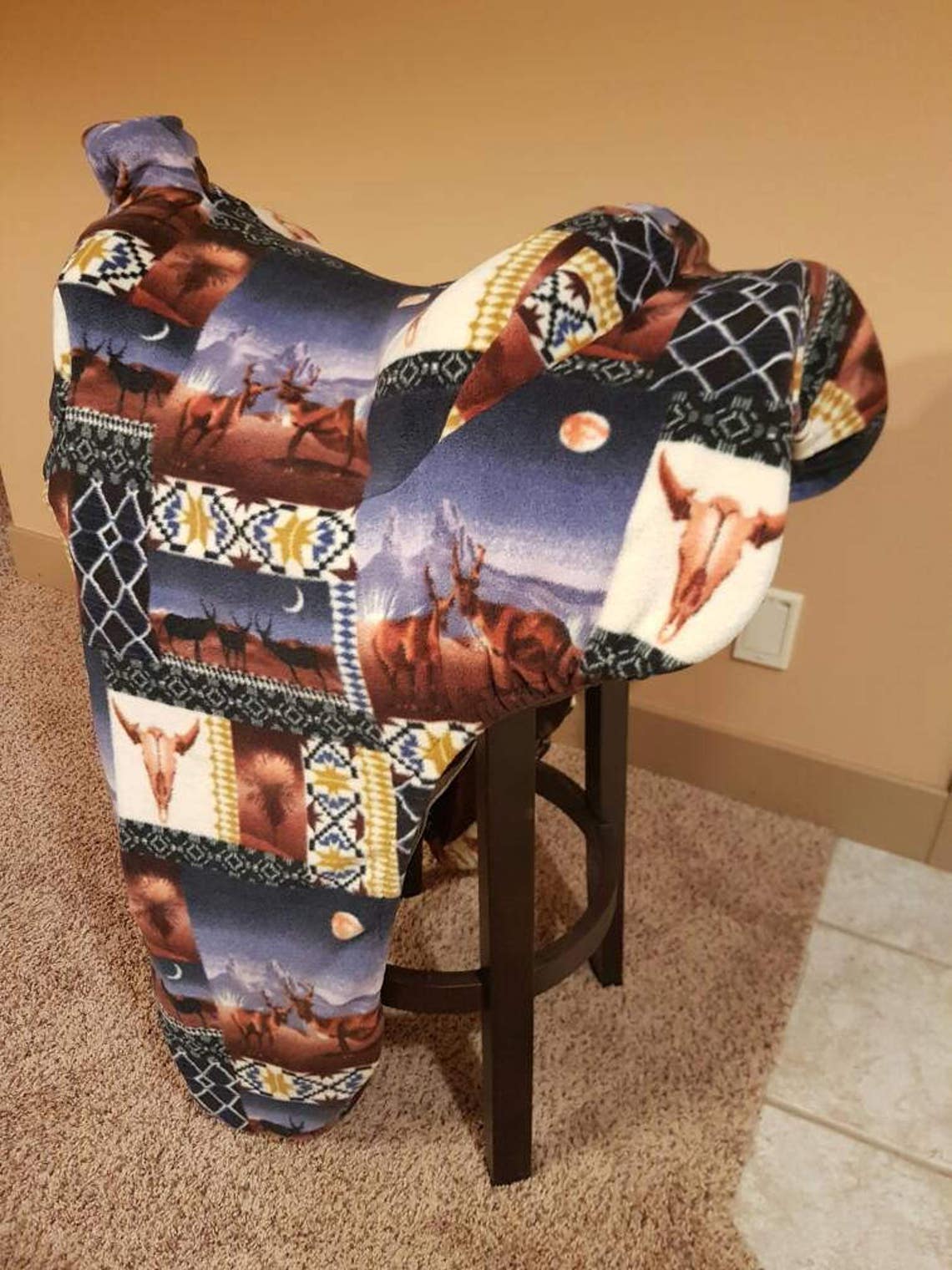 Western Saddle Cover Etsy