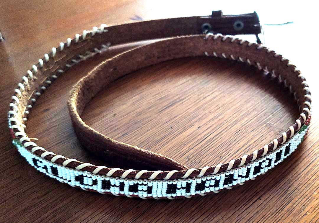 Aloha Hawaii Beaded Belt Vintage - Etsy display picture 1