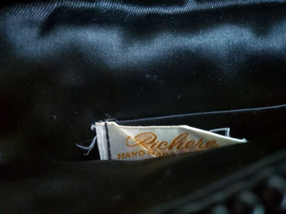 Richere Black Beaded Bag, 1960s - image 4