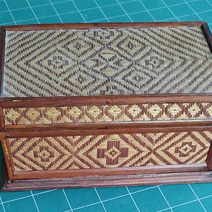 Woven Bamboo Box Hand Made