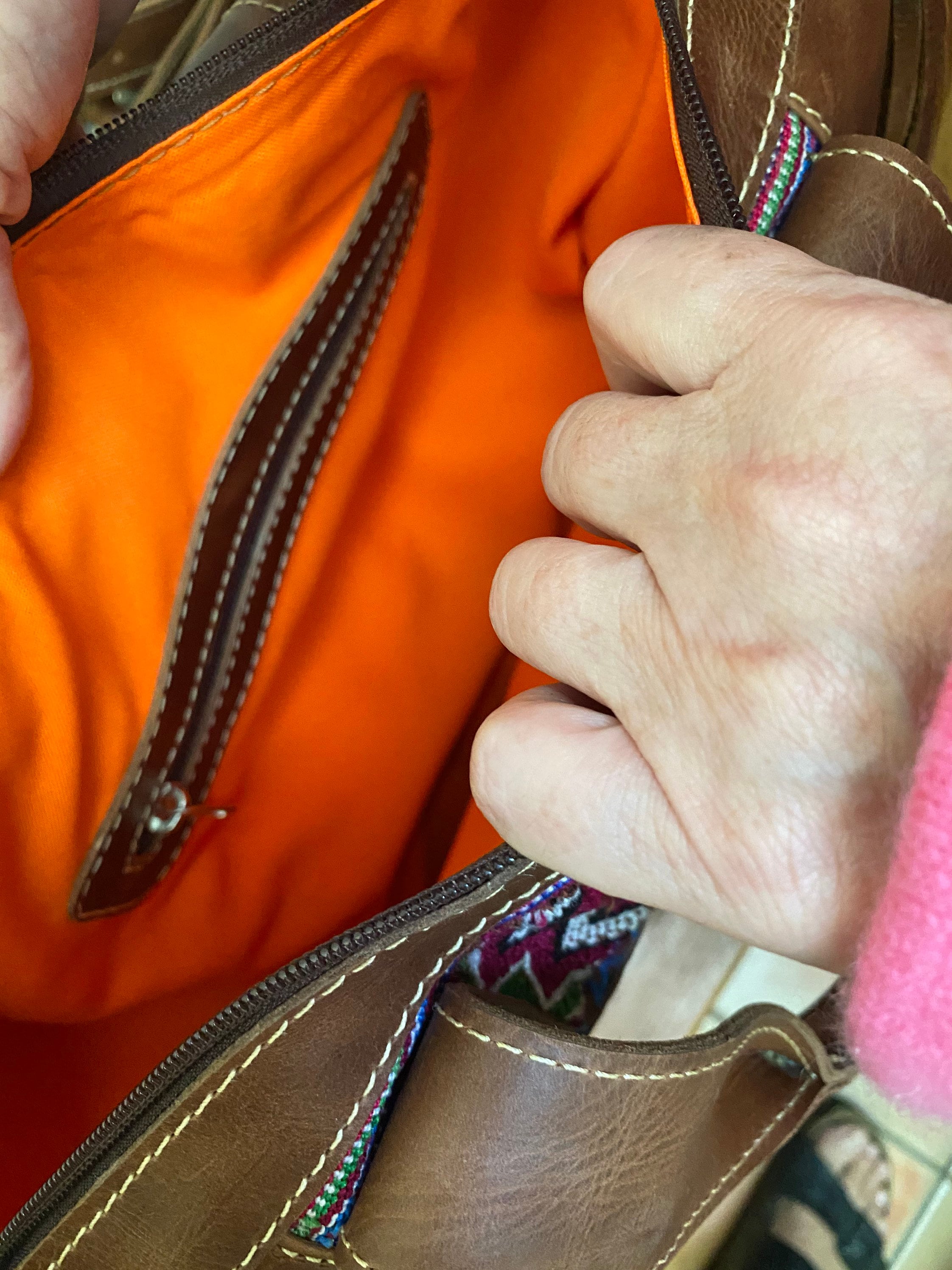 ?STELLAR STUNNING LEATHER HUIPIL CONVERTIBLE? The Stellar Shoulder Bag — SHOP — IHKWIP main image 2