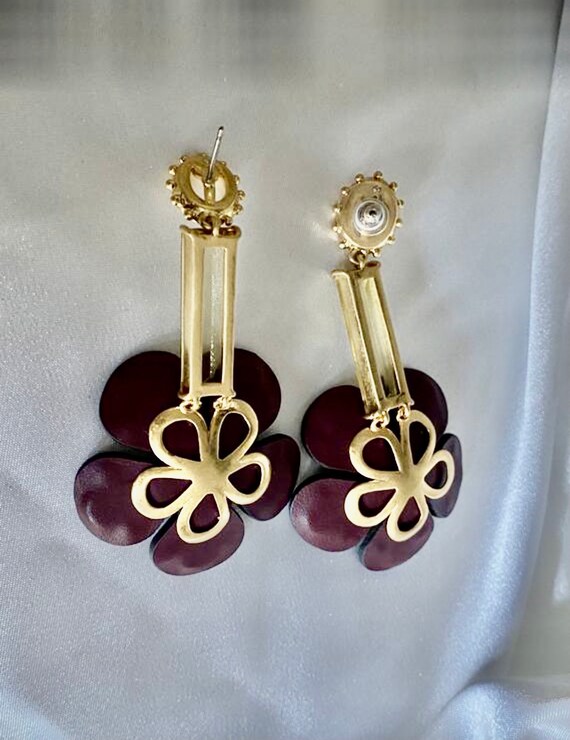 Flower earrings - image 5