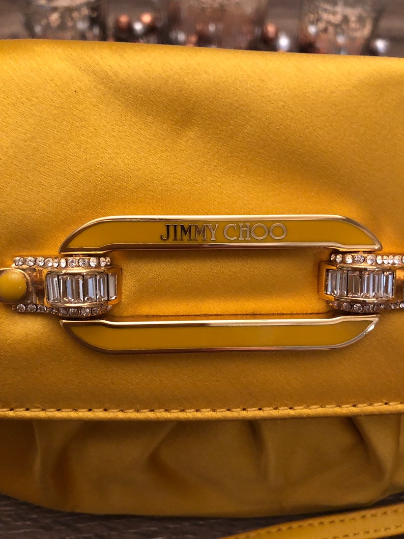 Jimmy Choo Yellow Handbag Etsy