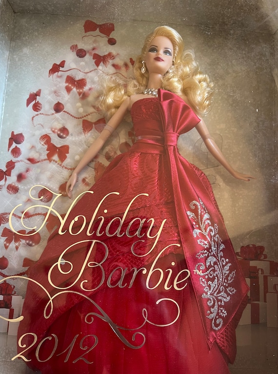 2012 holiday dresses Holiday Barbie 2012 Doll