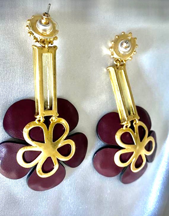 Flower earrings - image 6