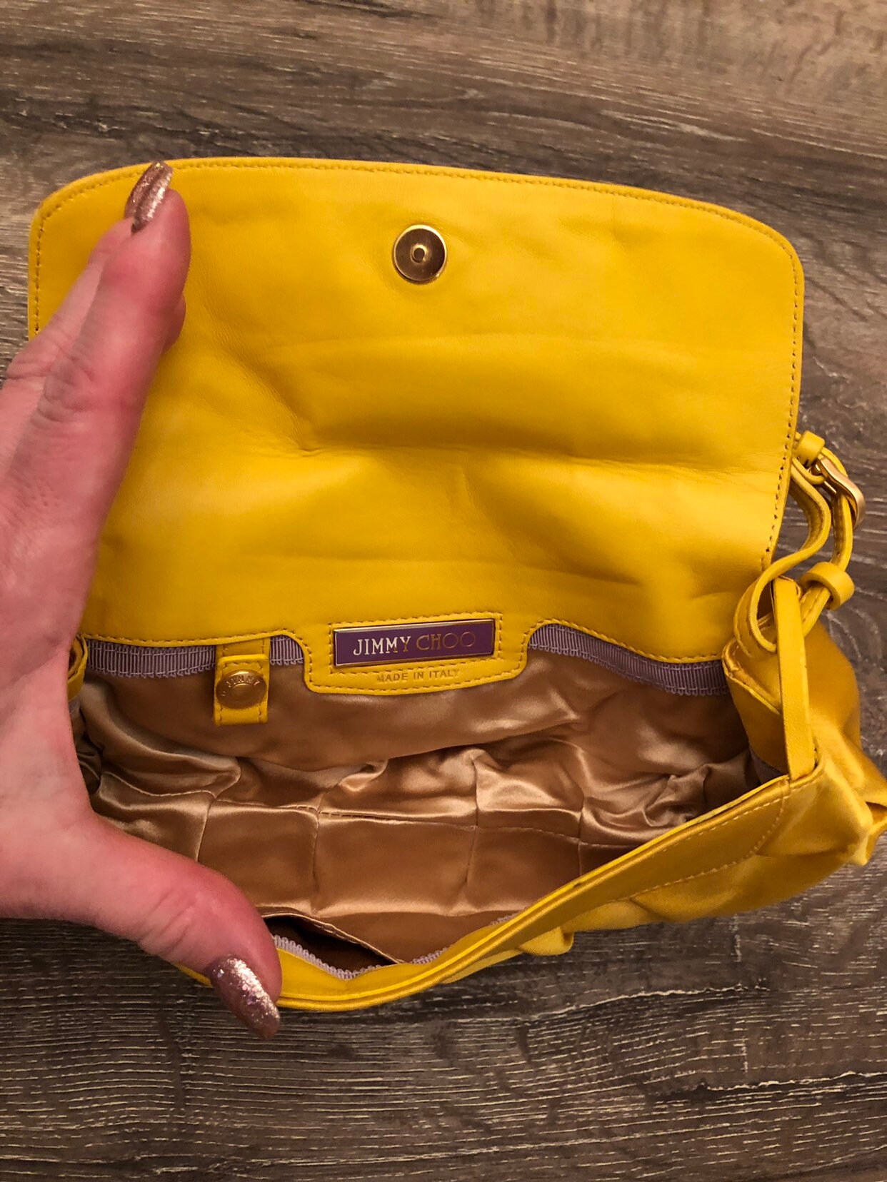 Jimmy Choo Yellow Handbag - Etsy