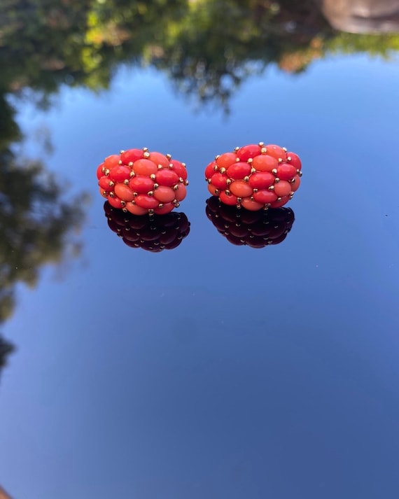 Kenneth jay lane coral earrings sale