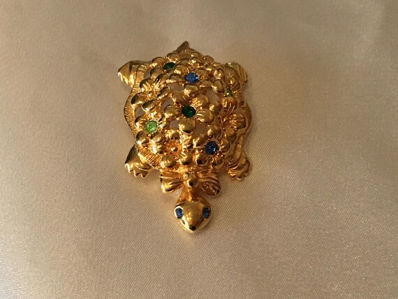 Turtle brooch - image 5