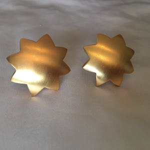 Stars clip on earrings image 1