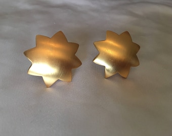 Stars clip on earrings