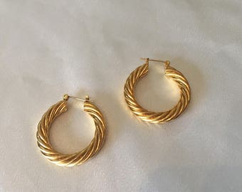 Hoop earrings