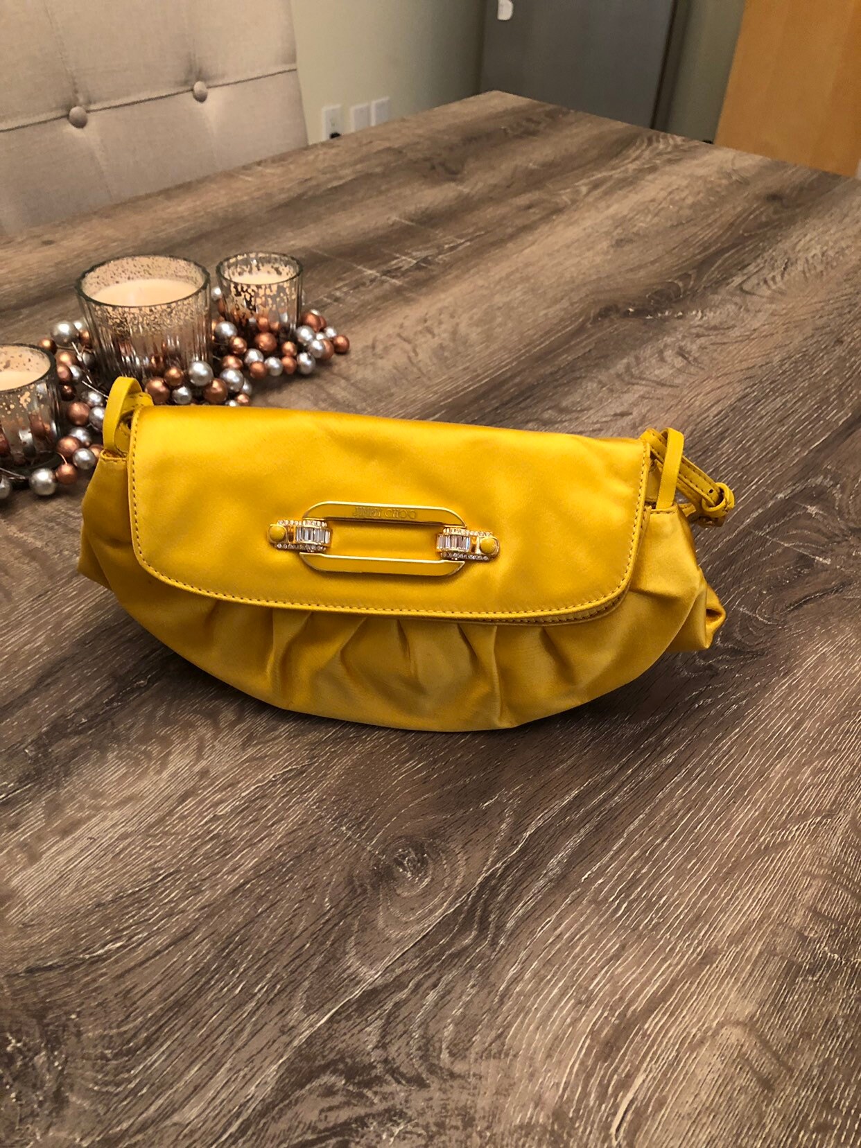 Jimmy Choo Yellow Handbag - Etsy