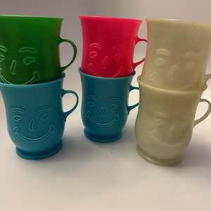 Vintage Kool-Aid Plastic Cups - Set of 6