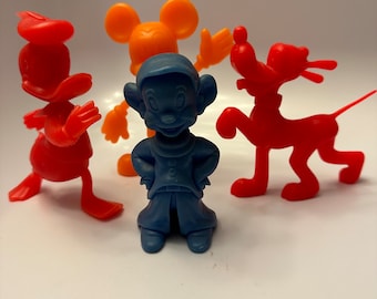 Vintage Walt Disney Productions Louis Marx Figures - Set of 4