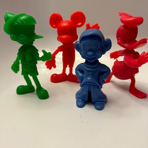 Vintage Walt Disney Productions Louis Marx Figures - Set of 4