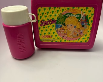 Vintage Barbie Lunch Box with tray