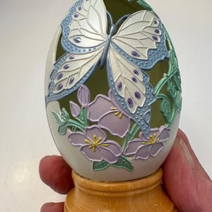 Vinatge Enesco Joanne Hunot Decoritive Easter Egg