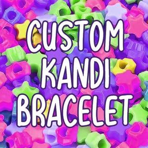 Benutzerdefinierte personalisierte fiktive Charakter Themed Kandi Charm Armbänder | Einzigartige Phrasen, Insider Witze, Freund Geschenk
