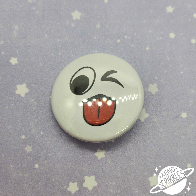 Regretevator Roblox Squeezy Squishy Balls Red Teddy 1.5" Pin Buttons + Sparkle and Holographic Designs White