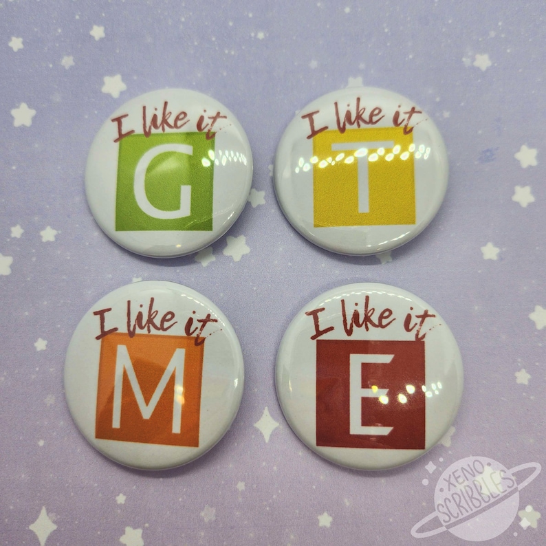 Ao3 Fanfic Fanfiction Writer / Reader 1.5" Pin Buttons + Sparkle and Holographic Designs image 2