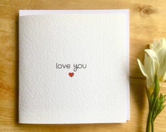 love you card, quality love card, lover, valentines card