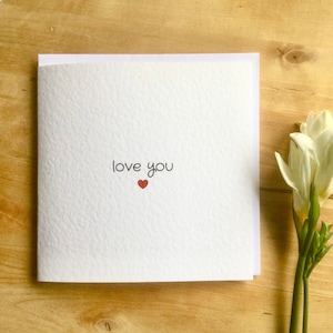 love you card, quality love card, lover, valentines card