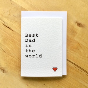 Bester Papa der Welt Karte