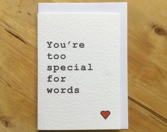 You Re Special Card Etsy